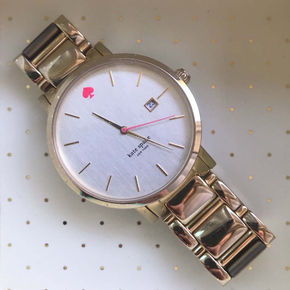 Kate Spade Grammercy Grand gold watch